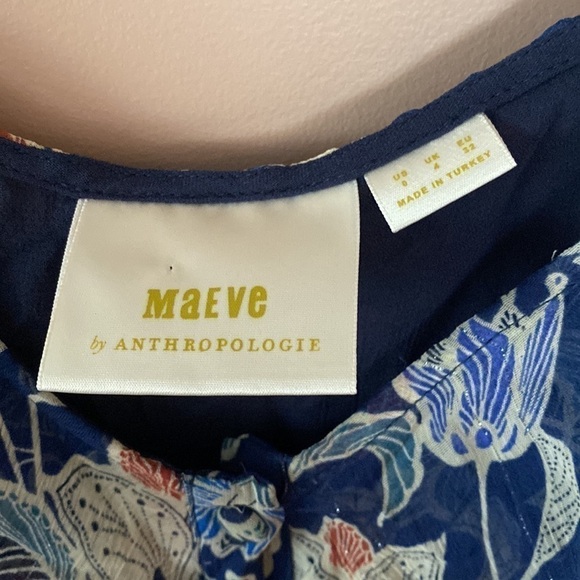 Maeve For Anthropologie tank with flutter sleeve - Picture 3 of 7